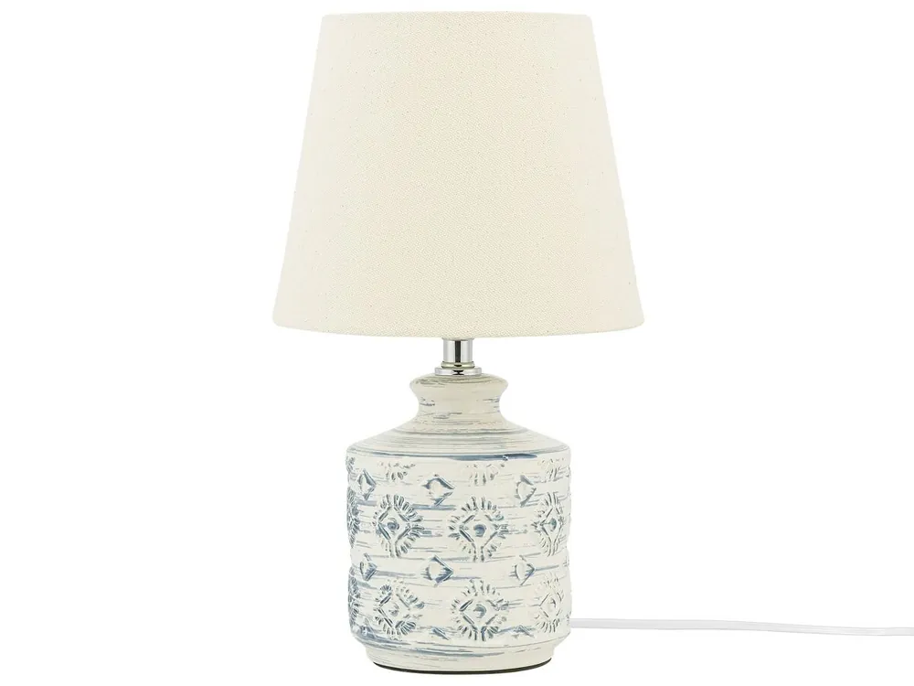 Lámpara de mesa ROSANNA Cerámica Beige - Decoración