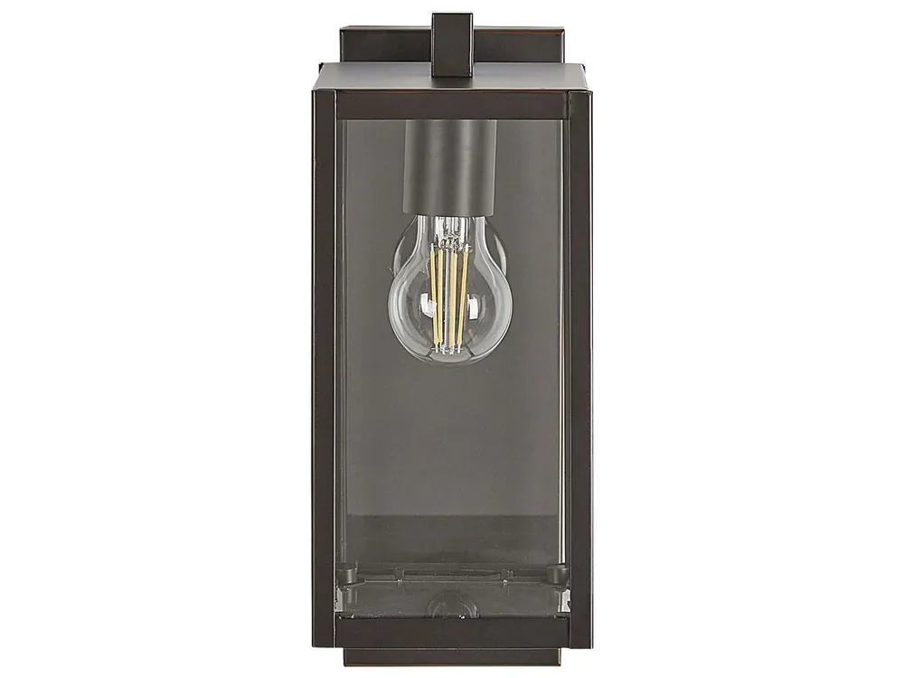 Lámpara de pared para exteriores MEGGET con sensor de movimiento Negro - Decoración