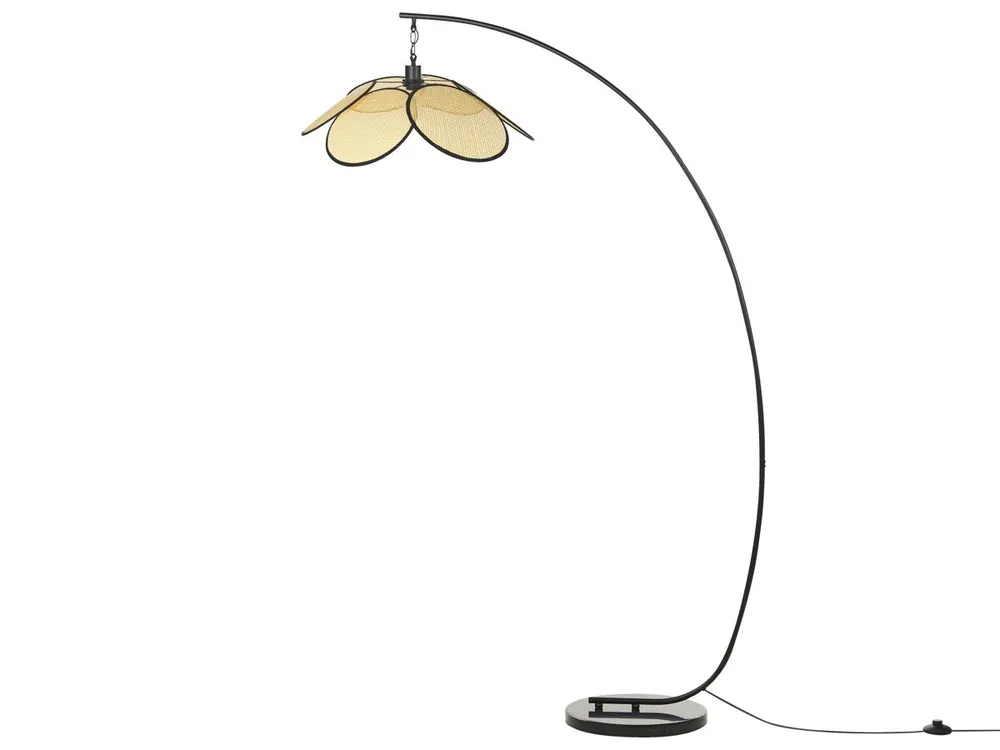 Lámpara de pie MERRICA Metal Negro - Decoración