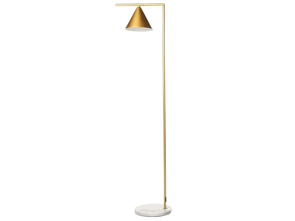 Lámpara de pie MOCAL Metal Dorado - Decoración