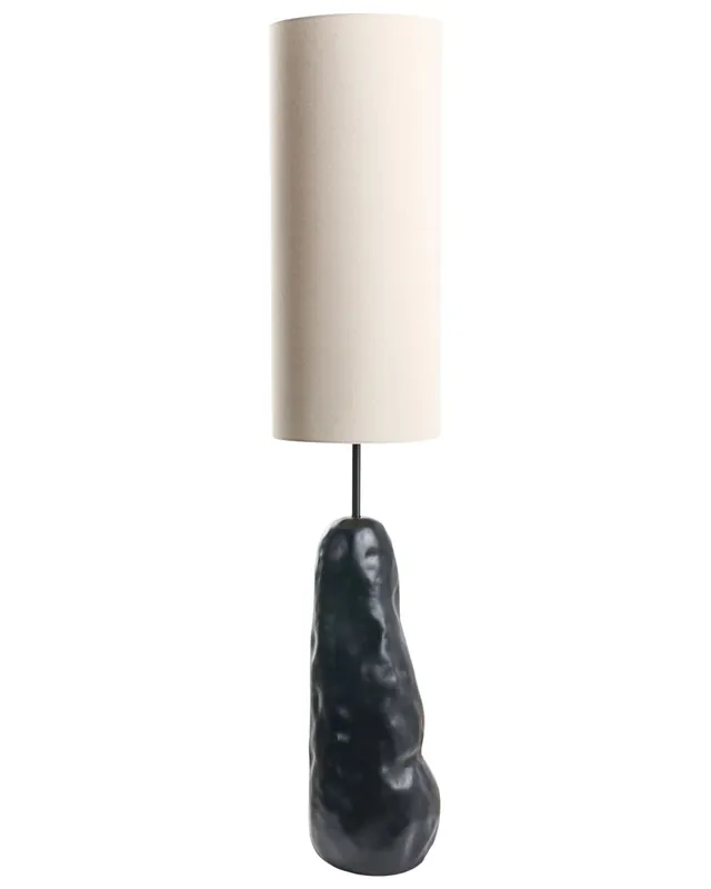 Lámpara de pie SELB Cerámica Beige claro - Decoración