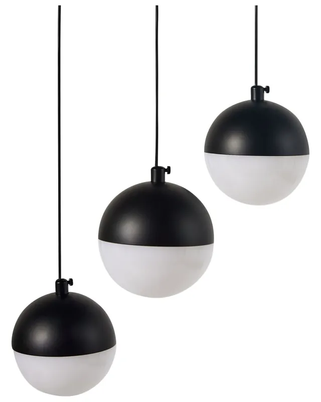 Lámpara LED colgante ANKOBRA Metal Negro - Decoración