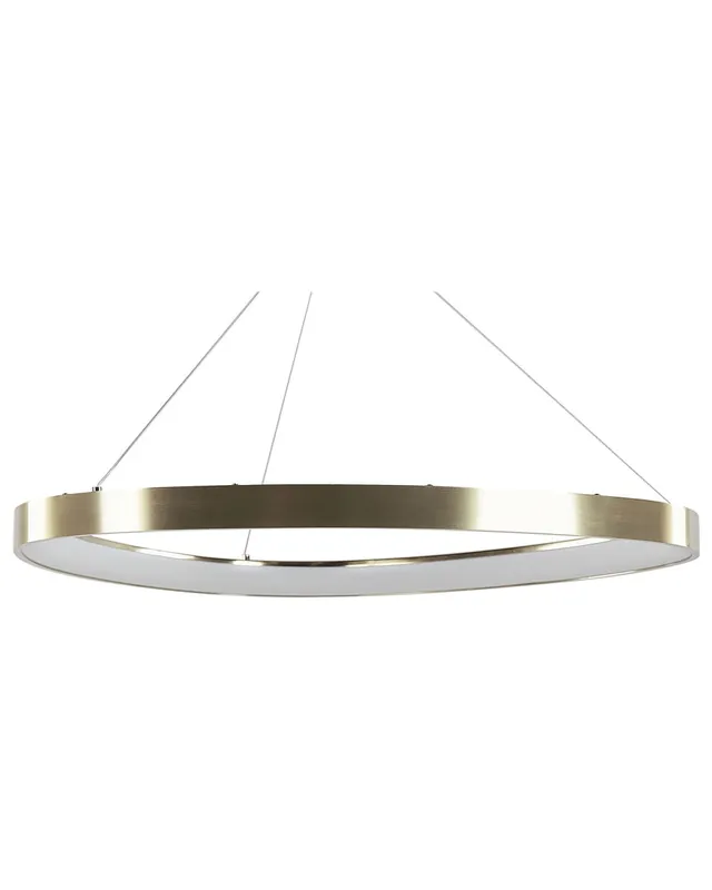 Lámpara LED colgante KRABURI Metal Dorado - Decoración