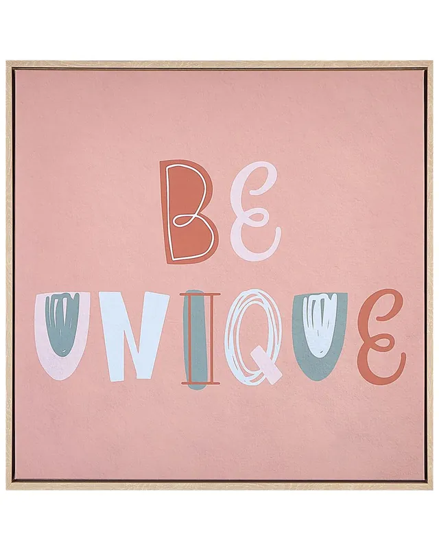 Lienzo TAURISANO Motivo infantil 63 x 63 cm Rosa - Decoración