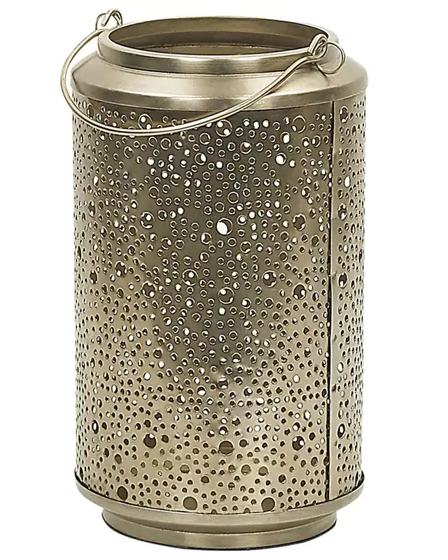 Linterna CORFU Metal 25 cm Dorado - Decoración