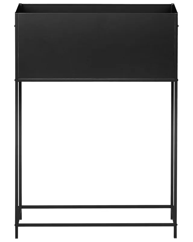 Maceta con patas TAPIEN Metal 70 cm Negro - Decoración