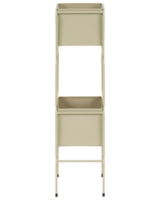 Soporte para macetas COTINUS Metal 20 cm Beige - Decoración