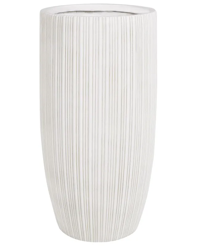 Maceta ZELKOVA 35 cm Beige claro - Decoración