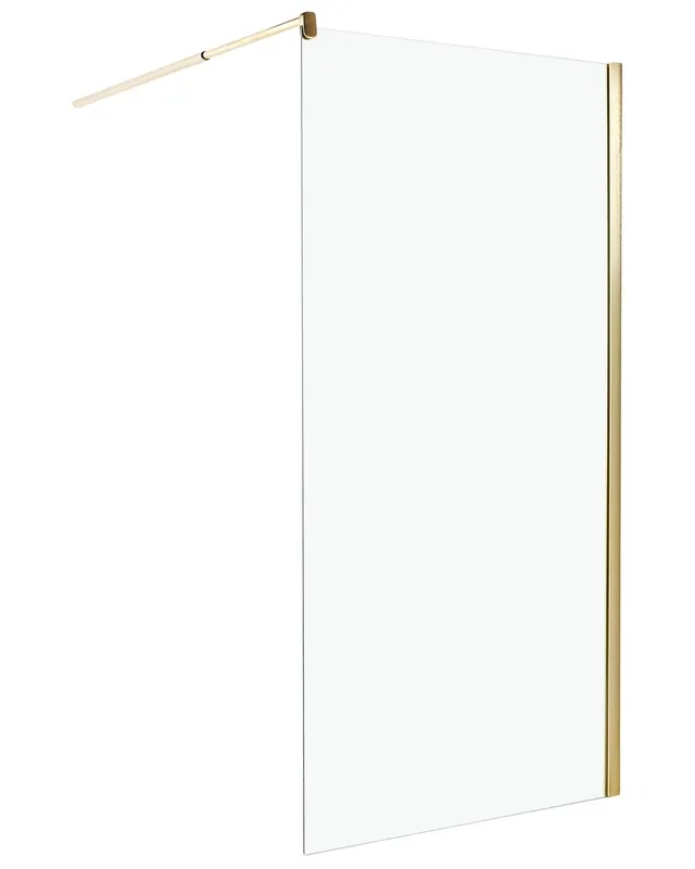 Mampara de ducha AHAUS 80 x 190 cm Dorado - Baño